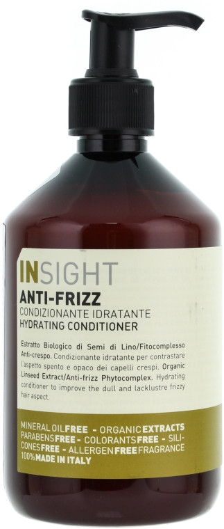 Зволожувальний кондиціонер для волосся Insight Anti-Frizz Hair Hydrating Conditioner, 400 мл (8029352353536)