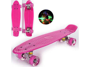 Дитячий скейт пенні-борд рожевий MS0848-P G-Rich