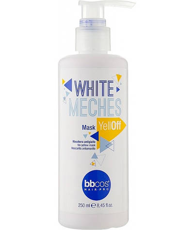 Маска для освітленого волосся BBCos White Meches, 250 мл (8051566444502), фото 1