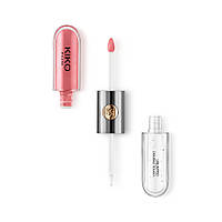 Помада блиск для губ 2-в-1 Kiko Milano Unlimited Double Touch 112 Satin Peach Rose