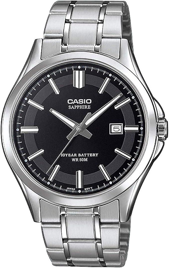 Годинник чоловічий Casio MTS-100D-1AVEF з сапфіровим склом