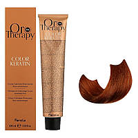 Безаммиачная крем-краска для волос Fanola Oro Therapy №8/4 Light blonde copper 100 мл