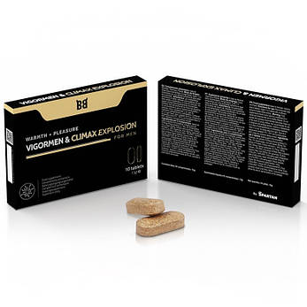 BLACKBULL BY SPARTAN- VIGORMEN & CLIMAX EXPLOSION GREATER PLEASURE FOR MEN 10 CAPSULES, фото 2