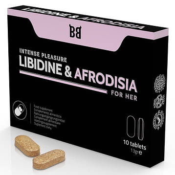 BLACKBULL BY SPARTAN - LIBIDINE & AFRODISIA INTENSE PLEASURE FOR HER 10 TABLETS, фото 1