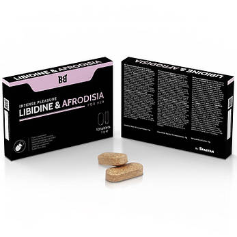 BLACKBULL BY SPARTAN - LIBIDINE & AFRODISIA INTENSE PLEASURE FOR HER 10 TABLETS, фото 3