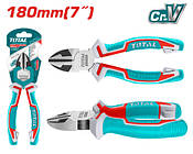 Кусачки діагональні TOTAL THT230706 L=180мм.