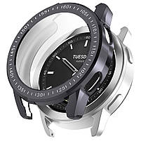 Захисний чохол для смарт годинника Xiaomi Watch S3 з плівкою темно-сірий, фото 4