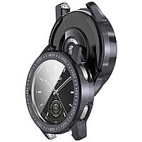 Захисний чохол для смарт годинника Xiaomi Watch S3 з плівкою темно-сірий, фото 5