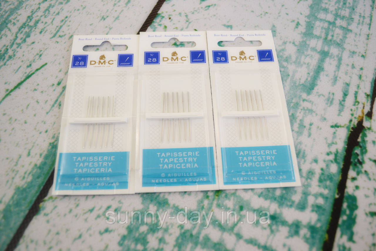 Голки для вишивання DMC №28 (блістер 6шт), фото 1