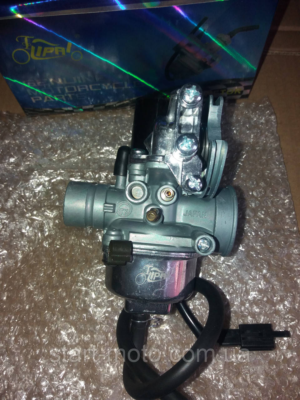 2 троси YAMAHA BWS100 AXIS 100 4VP Карбюратор у зборі фірма LIPAL — під оригінал Японія, фото 1