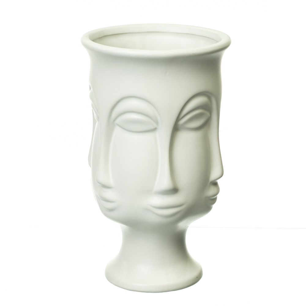 Декоративна ваза White Face 21х14 см Lefard 18723-001 SC, код: 6675679
