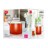 Заварювальний чайник скляне боросилікатне скло 1000 мл Ardesto AR3010GL SC, код: 7972470, фото 7