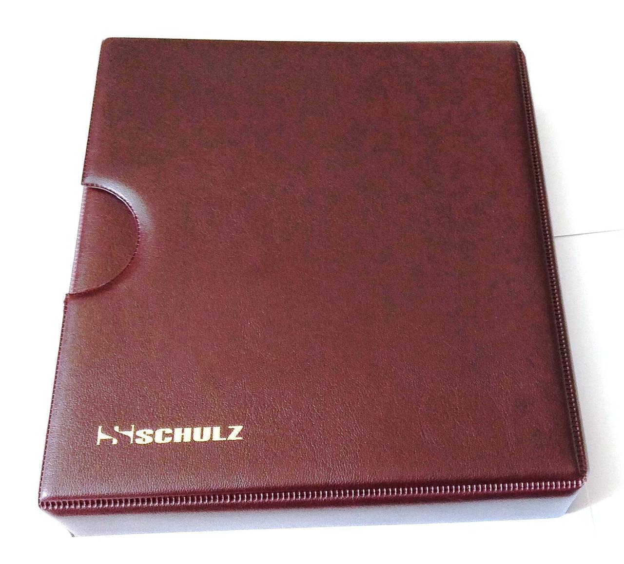 Альбом для монет Schulz 221 комірка у футлярі покращений Коричневий (hub_j03lwx) SC, код: 2596046
