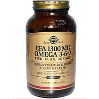 Омега 3-6-9 Solgar EFA Omega 3-6-9 1300 mg 120 Softgels SOL-02028 SC, код: 7574351