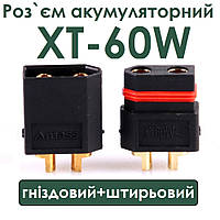 Разъем аккумуляторный XT-60W (гнездовой+штыревой)