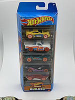 Hot Wheels Подарунковий набір машинок 5 шт Track Builder HLY69 5 cars