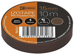 Ізострічка EMOS PVC 15 10 BROWN SC, код: 8327920