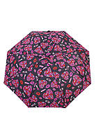 Жіноча парасолька Ferre Milano Чорно-рожева (LA-542F) SC, код: 1613949