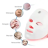 Светодиодная LED-маска для лица с сенсорным управлением