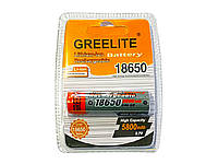 Акумулятор GREELITE 18650 5800 mAh Li-ion NEW TECHNOLOGY 3.7V батарейка батарея для ліхтариків ліхтарів фонариків і т.п. Польща!