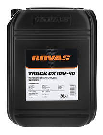 Олива моторна 10W40 TRUCK DX ROVAS (EURO 2-3) 20L