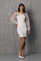 Платье SL-FASHION 1392.2 42 Белый IN, код: 7788912