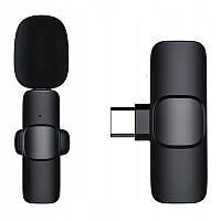 Мікрофон петличний для телефона K9 Bluetooth 2in1 USB-C