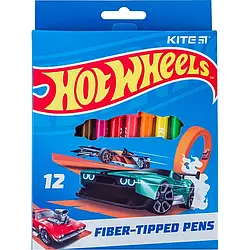 Фломастери Kite Hot Wheels 12 кольорів HW24-447