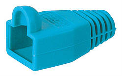 Ковпачок Goobay FreeEnd-RJ45 UTP5e (ковпачок) ізолюючий 6.4mm з вушком синій (75.01.1219) SC, код: 7454826