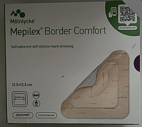 Mepilex Border 12,5x12,5 см для лечения пролежней, острых и хронических ран Повязка пластир