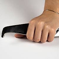 Блейд (скребок) металевий у формі "Пінгвін" для фасціального та китайського масажу гуаша