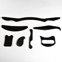 Набір професійних скребків (блейдів) "Прометей" із нержавіючої сталі для китайського масажу Гуа Ша