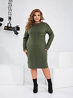 Женское платье демисезонное Sofia SF-482 Зеленый 54-56 IN, код: 8347595