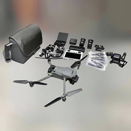 Квадрокоптер DJI Mavic 3 Pro Fly More Combo, DJI RC + комплект для тривалих польотів + фільтри + сумка (CP.MA.00000660.01), фото 1