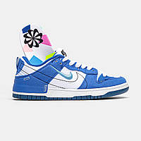 Кроссовки женские голубые Nike Dunk Low Disrupt 2 White Royal 36