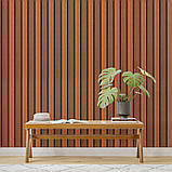 Рейка декоративна PS 2900х120х12мм Теплий каштан SW-00001753, фото 6