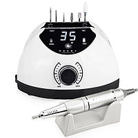 Фрезер для маникюра 65W, 35000об/м, BUCOS Nail Drill X4 PRO, White Pearl / Аппарат для маникюра