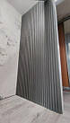 Декоративна стінова рейка сталева сіра 3000*160*23мм (D) SW-00001528