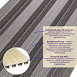 Рейка декоративна WPC стінова 3000х160х23мм Олов'яний SW-00001530, фото 2