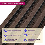 Декоративна стінова рейка горіх 3000*160*23мм (D) SW-00001535, фото 5