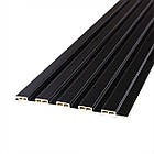 Рейка декоративна WPC стінова 3000х150х9мм Антрацит SW-00001869