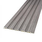 Рейка декоративна WPC стінова 3000х150х9мм Сіра SW-00001870
