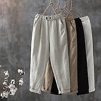 Жіночі лляні брюки - штани слоучі з льону