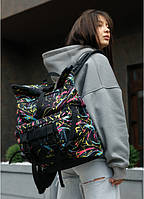 Рюкзак рол Sambag RollTop Double принт "ABSTRACT" - Lux-Comfort