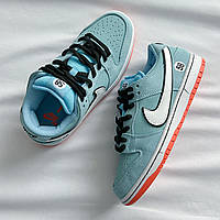 Кроссовки голубые Nike SB Dunk Low Gulf Club 58 39