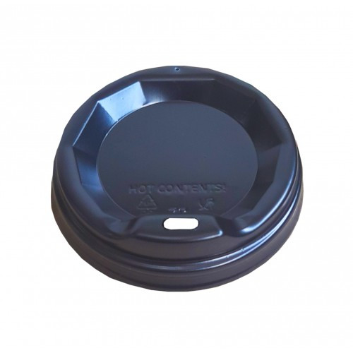 Кришка пластикова, d=78 мм (чорний) 50 шт