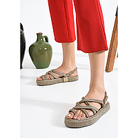 Модні жіночі гладіаторські босоніжки на зручній підошві у стилі ZARA ! 38, Серый