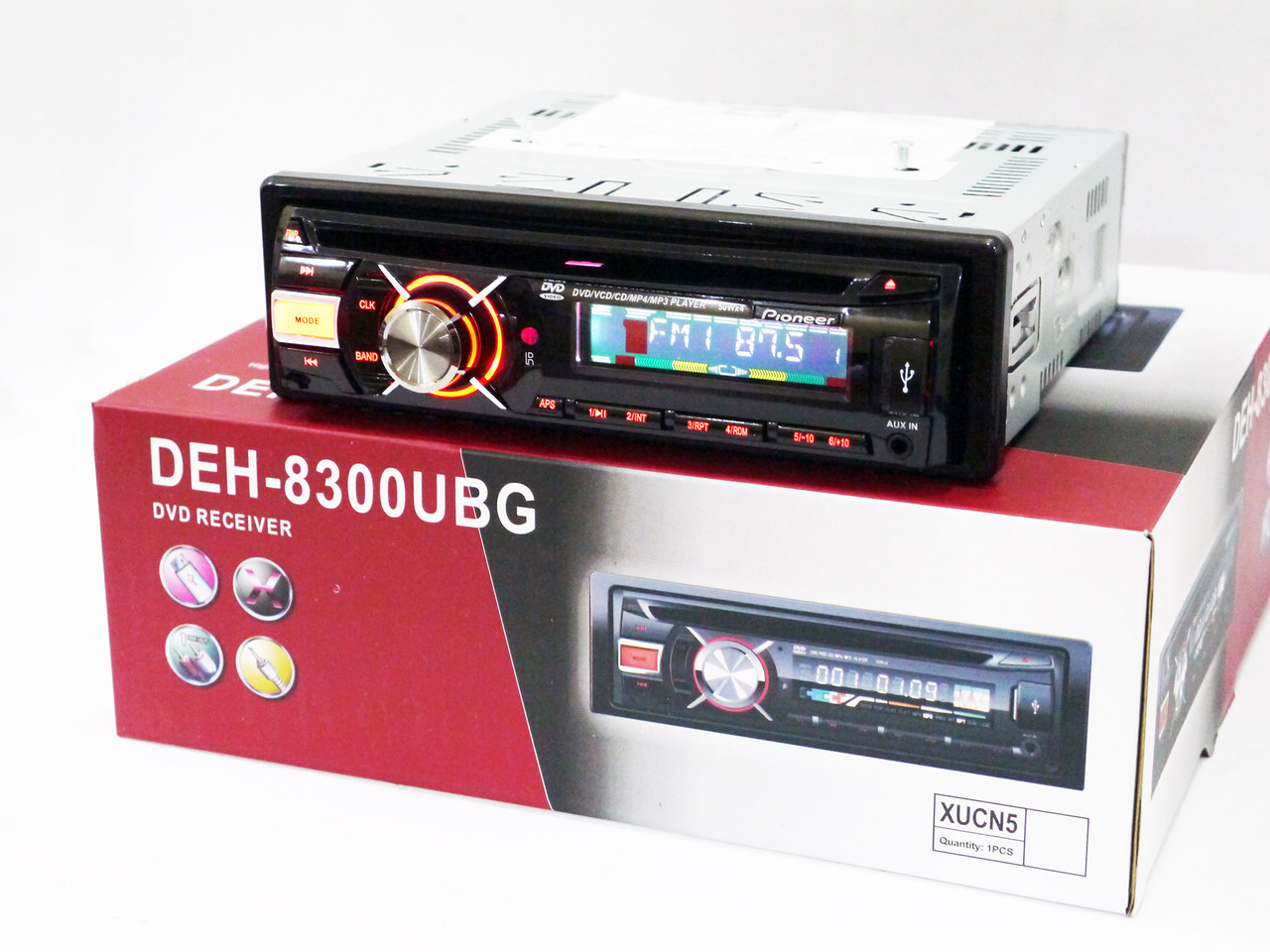 DEH-8300UBG Автомагнитола DVD+USB+Sd+MMC