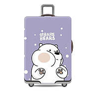 Чехол для чемодана Turister модель Bare Bears M Лавандовый (BaBe_086M) ET, код: 6656198