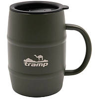 Термо чашка с крышкой Tramp 0,5 л оливковая ET, код: 8069044